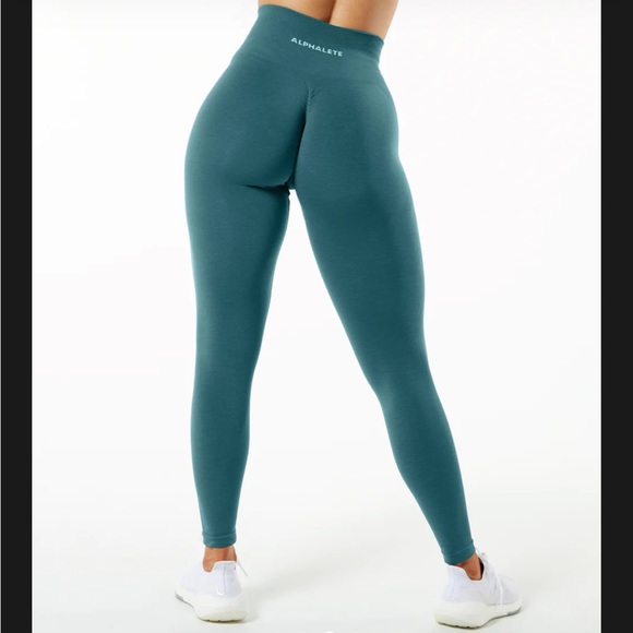 Alphalete Pants - Alphalete Amplify Legging Pier Blue